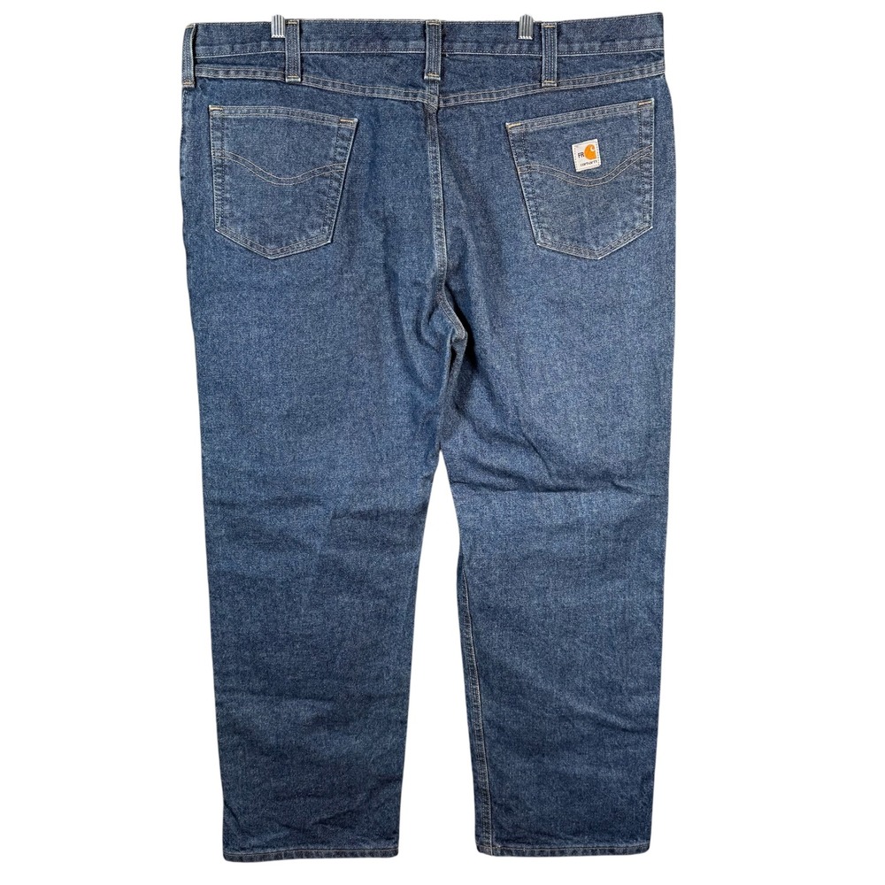Carhartt FR Jeans Mens 44x30 Blue Relaxed Fit Flame Resistant FRB004 MDS Denim